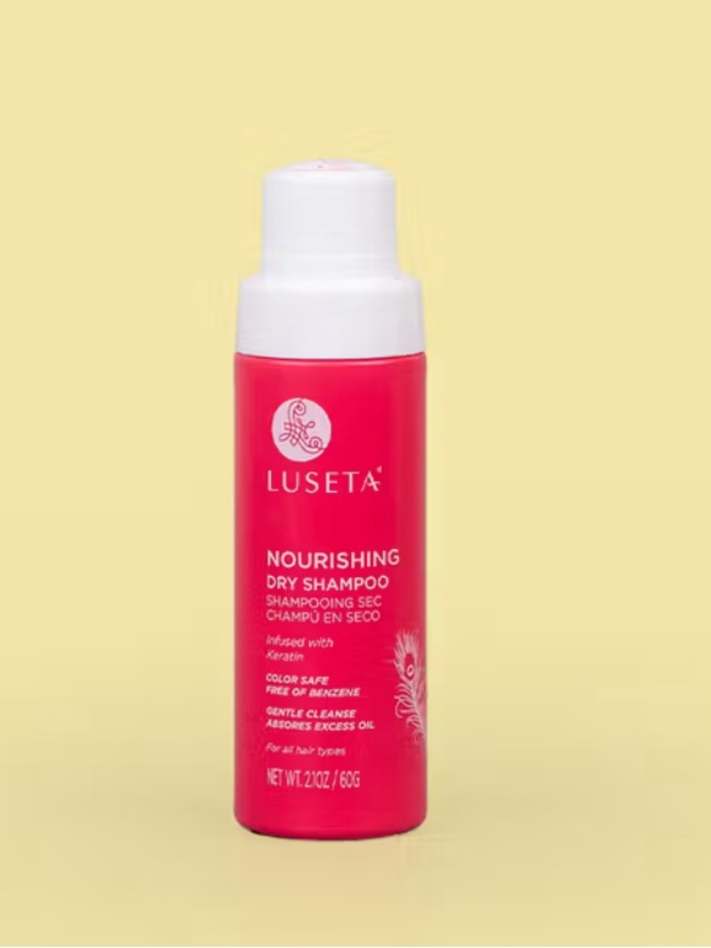 Luseta Nourishing Dry Shampoo Powder refresh, volumize, smoother, stronger hair